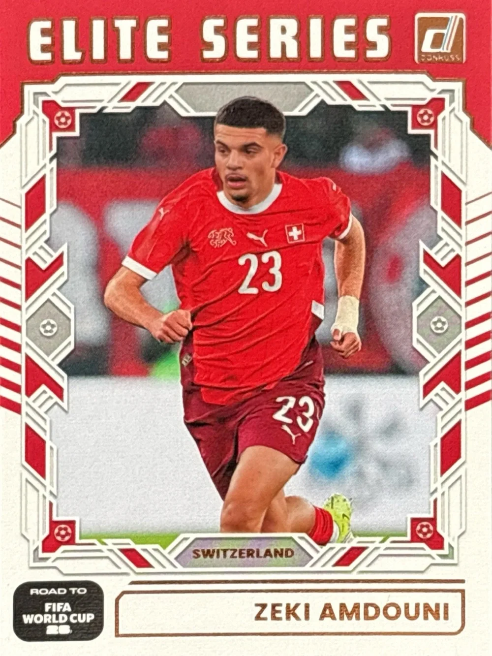 Panini Elite Series World Cup Zeki Amdouni Soccer Trading Card